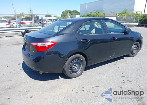 2014 Toyota Corolla Le z USA, uszkodzony, nr VIN 2T1BURHE9EC116487